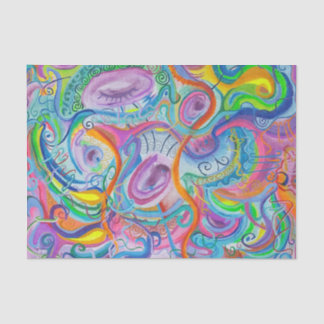 Papel para tecidos de cor clara