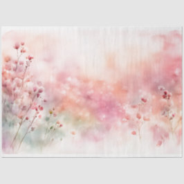 Papel para tecidos de flor silvestre, rosa