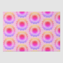 Papel para tecidos de girassol rosa