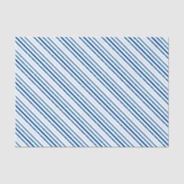 Papel para tecidos de inverno com risca azul