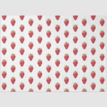 Papel para tecidos de morango