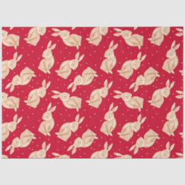 Papel para tecidos de Natal de Coelho Bonito