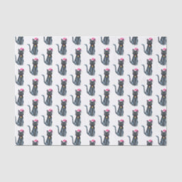 Papel para tecidos de Natal de Gato Preto
