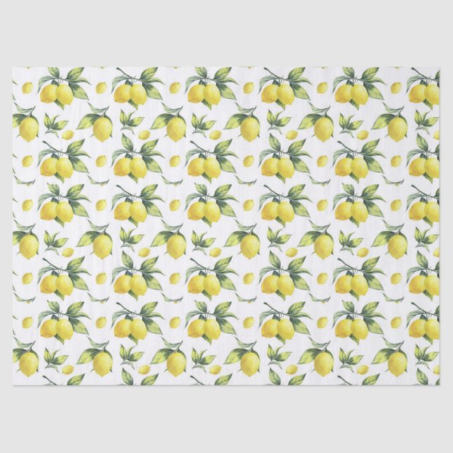 Papel para tecidos e desligamento - Lemon (Frente )