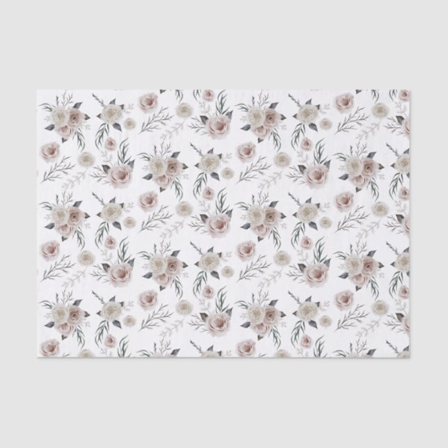 Papel para tecidos florido e botânico (Frente )