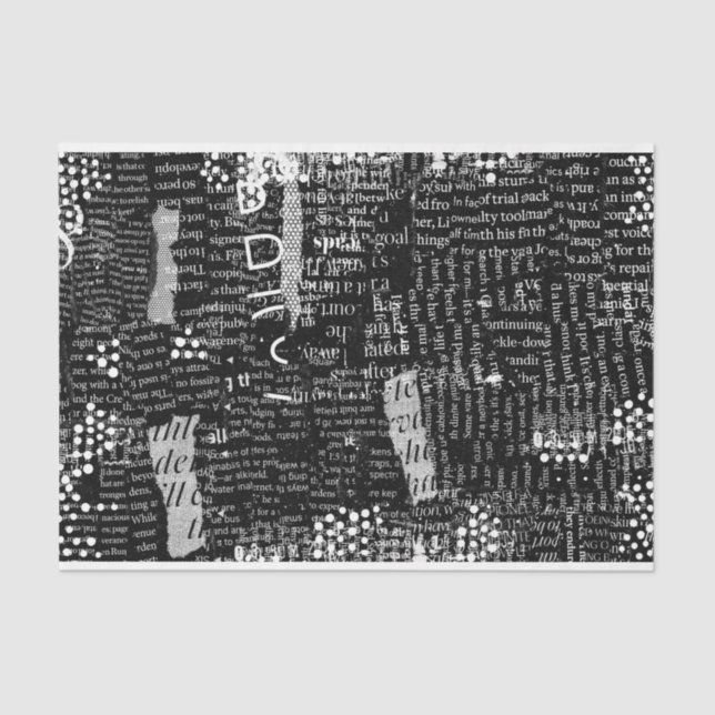 Papel para tecidos tipográficos para desacoplament (Frente )