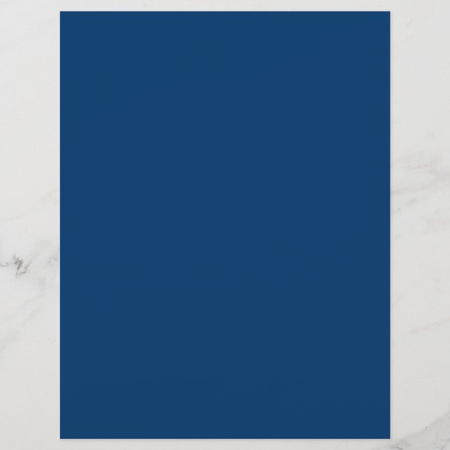 Papel personalizado azul-meia-noite para eventos e (Frente)