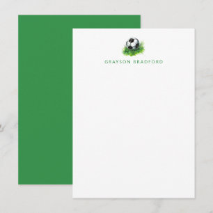 Papel Personalizado do Futebol - Notas de Futebol