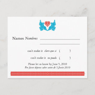 Papel Picado Estilo Pássaros de Amor RSVP