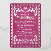 Papel Picado Pink Wedding