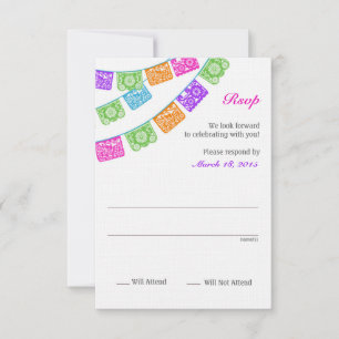 Papel Picado Rsvp multicolorido