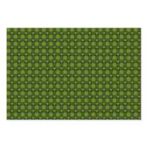 Papel Plaid Verde Abacate Preto Coração Buffalo