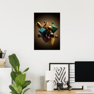 Papel Poster de Simetria Dinâmica (Matte)