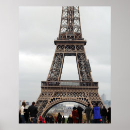 Papel Poster de torre Eiffel (Matte)