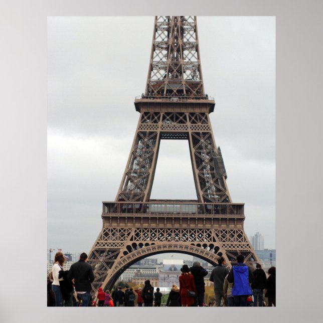 Papel Poster de torre Eiffel (Matte) (Frente)