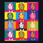 Papel Poster de valor de arte do Pop de Donald Tru<br><div class="desc">Donald Trump Pop Art Value Poster Paper é um divertido ou groovy design de arte de pop com Trump em todas essas cores. Um pouco engraçado e agradável para todas as festas. Desde que tenha senso de humor. O mesmo tempo vai para o pró Donald em outros produtos. Também os...</div>