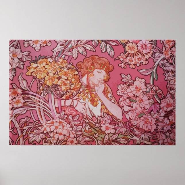 Papel Poster de Valor de design de Art Nouveau (Ma (Frente)