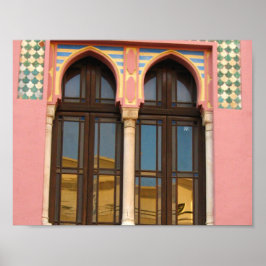 Papel Poster de Valor de Foto da Janela de Parede