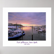 Papel Poster de Valor de Porta Jefferson NY (Matte