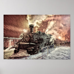 Papel Poster de Valor Polar Express (Matte)