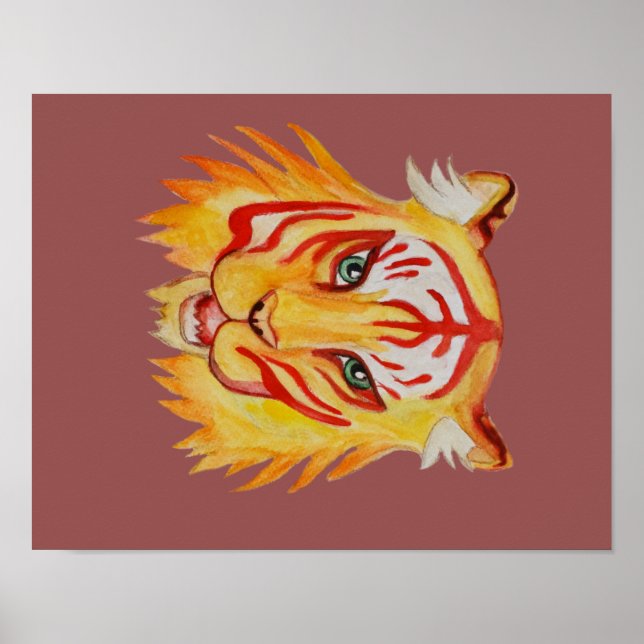 Papel Poster (Matte) de Valor de Desenho de Roda T (Frente)