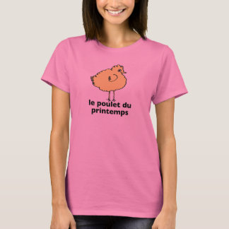 PAPEL POULET DU PRINTEMPS t-shirt feminina