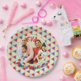 Papel Prato de Aniversário Personalizado – Dia Especial