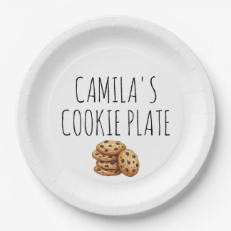 Papel Prato de Biscoitos Personalizado