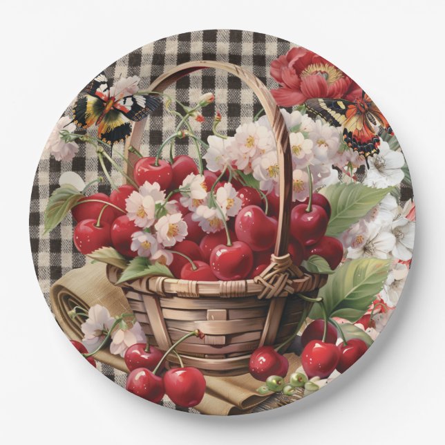 Papel Prato de Festa Farmland Fresh (Frente)