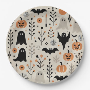 Papel prato de Halloween