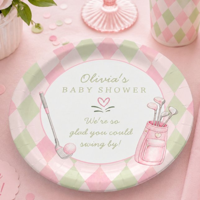 Papel Prato para Chá de Bebê Little Putter (Criador carregado)