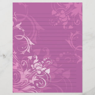 Papel revestido por design floral cor-de-rosa boni
