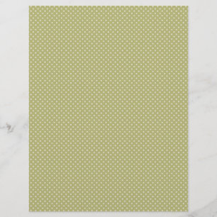 Papel Sage Green Bolinhas Impressão
