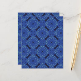 Papel Scrapbook 22.0 - Padrão de Abstrato azul esc