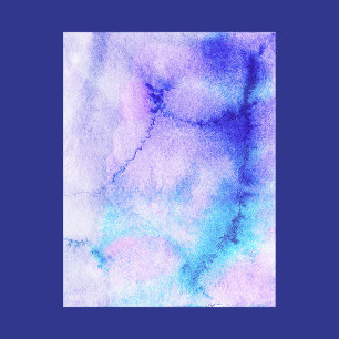 Papel Scrapbook Abstrato de cor d'água púrpura e a