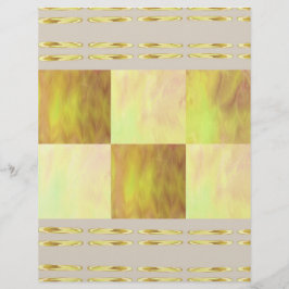 Papel Scrapbook Azulejos Céus Amarelos Página 2 La