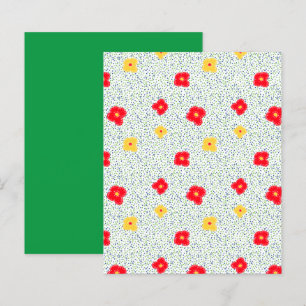 Papel scrapbook círculos e pontos verdes e azuis