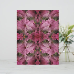Papel Scrapbook de Abstrato de Flor Hibiscus