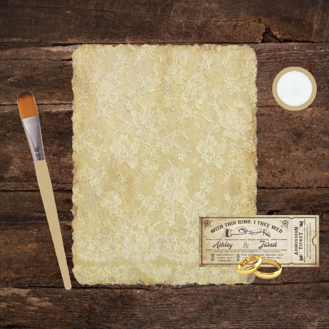 Papel Scrapbook de casamento vintage (Criador carregado)