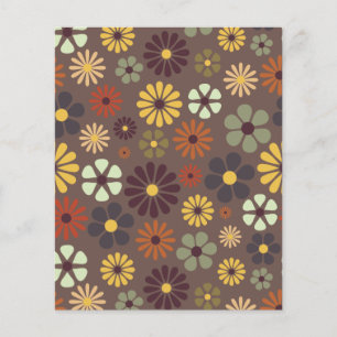 Papel Scrapbook de Flor com Retorna de Alimentaç
