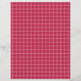 Papel Scrapbook de Grade Geométrica Moderna Magent