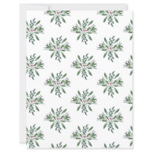Papel scrapbook de Invernos Verdes e Frutas