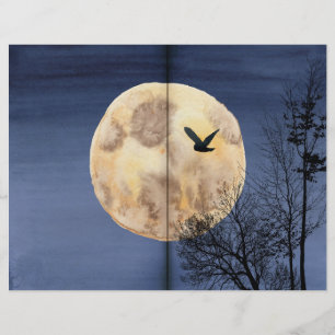 Papel Scrapbook de Lua