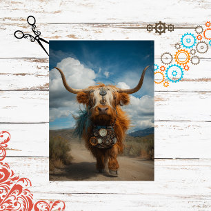 Papel Scrapbook de Terras Altas Steampunk