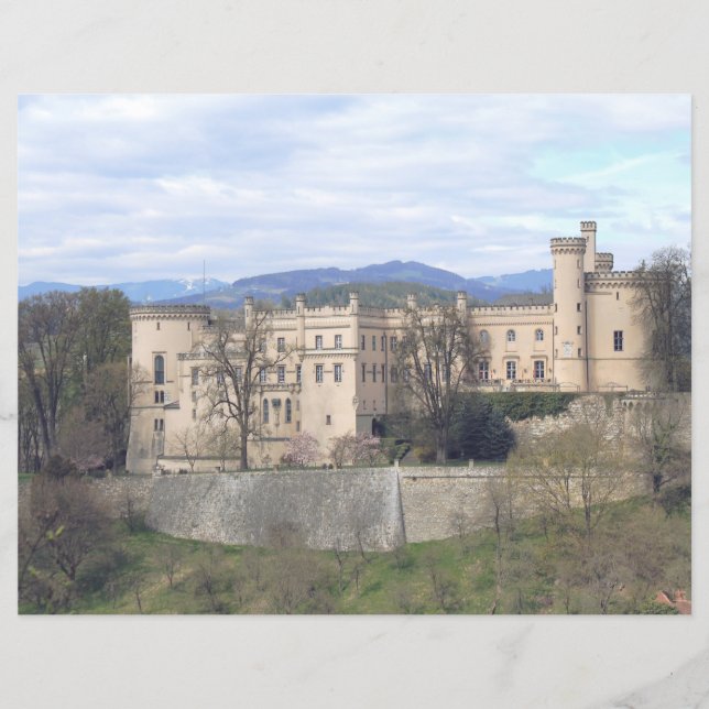 Papel Scrapbook do Castelo de Wolfsberg Scenic (Frente)