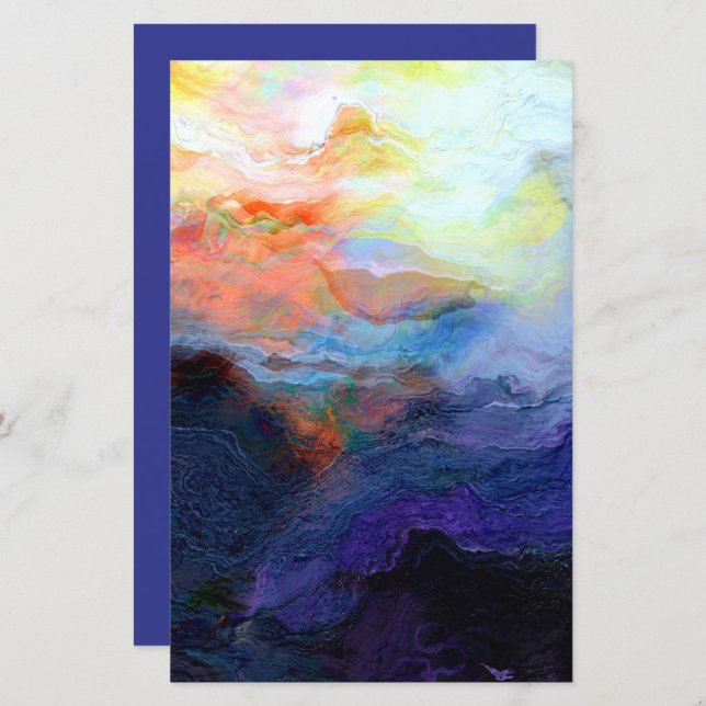 Papel Scrapbook do Oceano Soldado 5,5x8.5 (Frente/Verso)