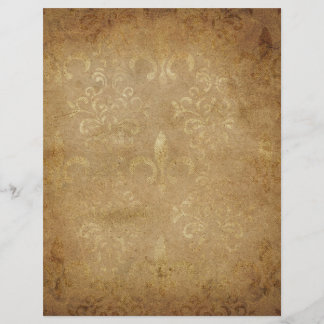 Papel Scrapbook Dourado envelhecido