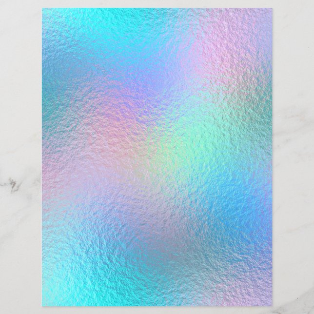 Papel Scrapbook Faux Faux Iridescente 40 (Frente)