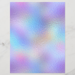 Papel Scrapbook Faux Faux Iridescente 45