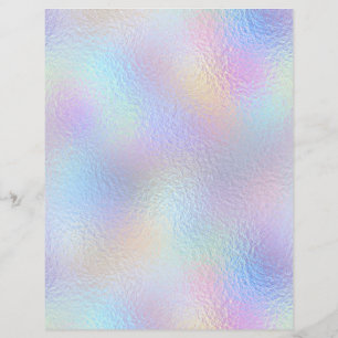 Papel Scrapbook Faux Faux Iridescente 47